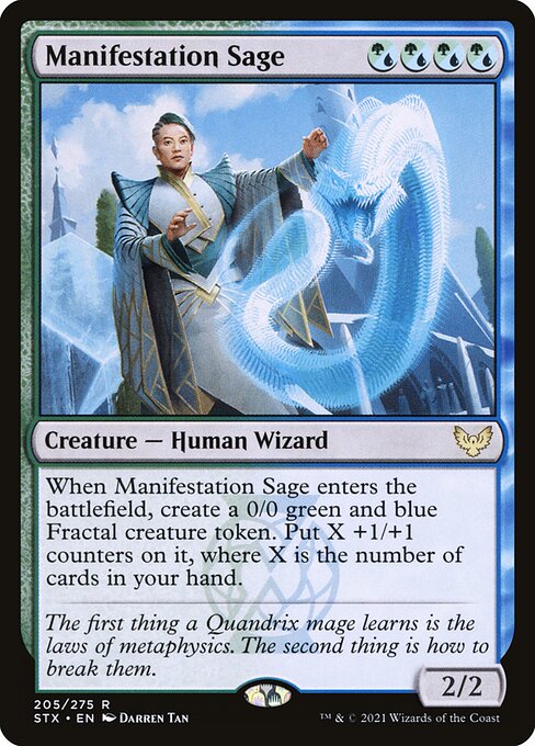 Manifestation Sage (205) [Strixhaven: School of Mages]