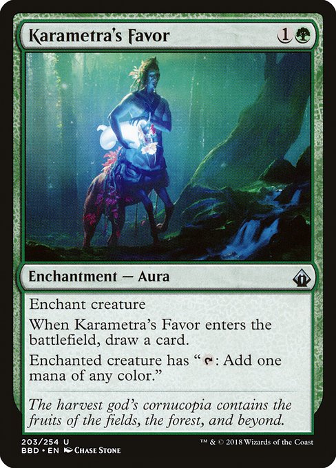 Karametra's Favor (203) [Battlebond]