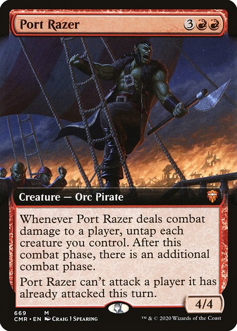 Port Razer (669) [Commander Legends] [Extended Art]
