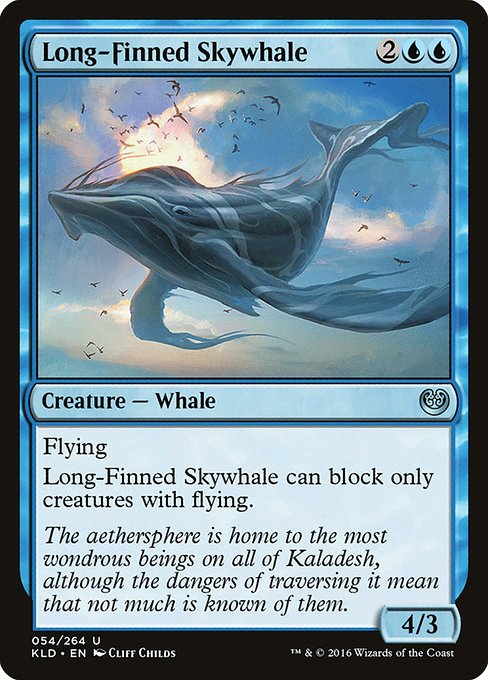 Long-Finned Skywhale (54) [Kaladesh]