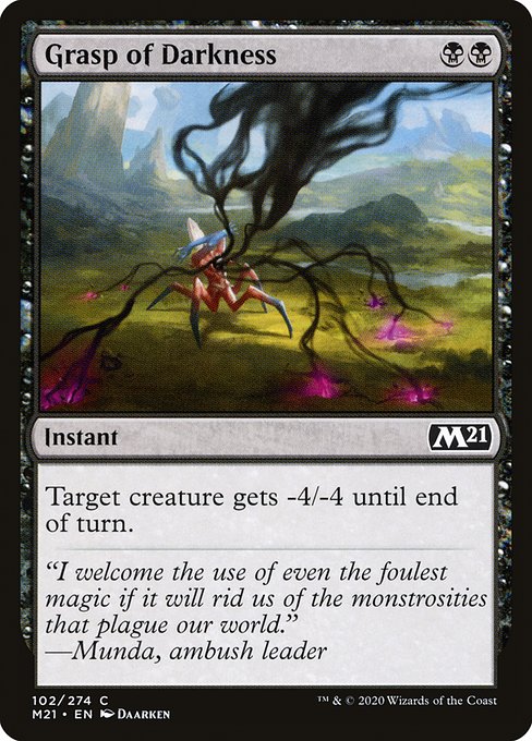 Grasp of Darkness (102) [Core Set 2021]