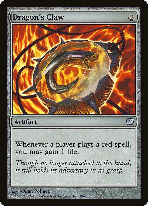 Dragon's Claw (296★) [Ninth Edition]