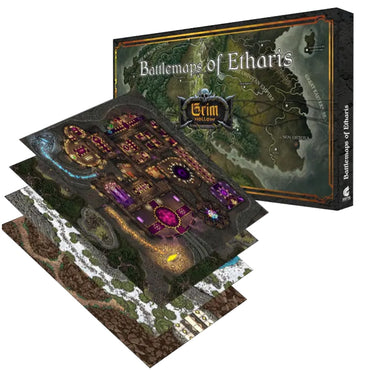 Grim Hollow Battlemaps of Etharis Map Pack image 0