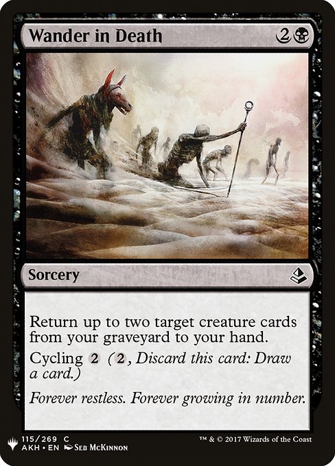 Wander in Death (AKH-115) [The List]