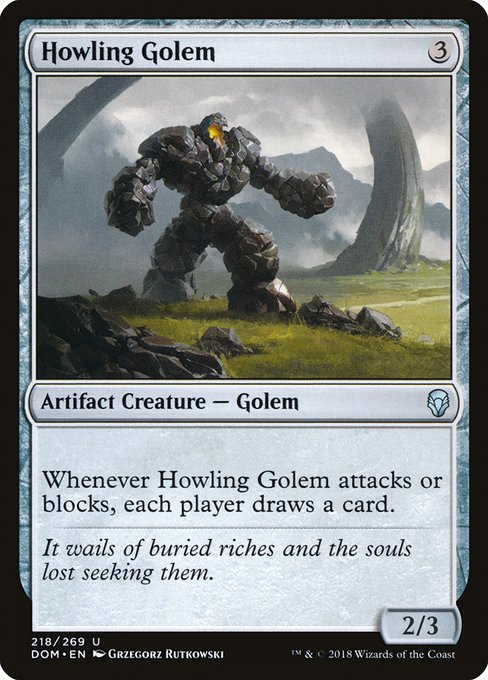 Howling Golem (218) [Dominaria]