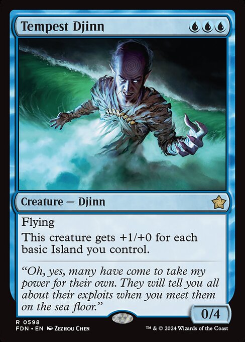 Tempest Djinn (598) [Foundations]