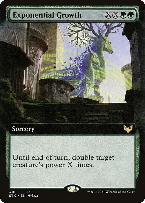 Exponential Growth (318) [Strixhaven: School of Mages] [Extended Art]