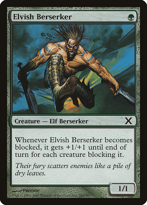 Elvish Berserker (260) [Tenth Edition]