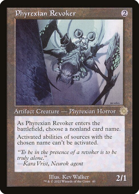 Phyrexian Revoker (40) [The Brothers' War Retro Artifacts]