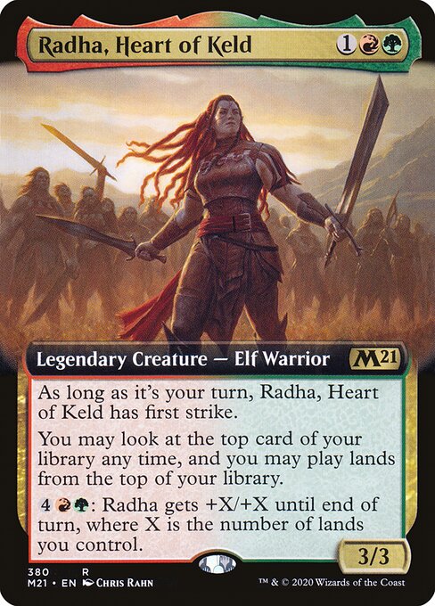 Radha, Heart of Keld (380) [Core Set 2021] [Extended Art]