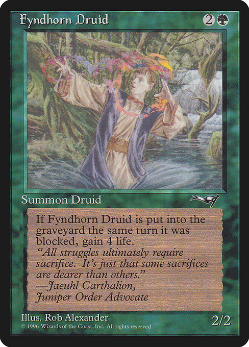 Fyndhorn Druid (90a) [Alliances]