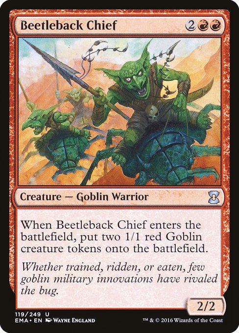 Beetleback Chief (119) [Eternal Masters]