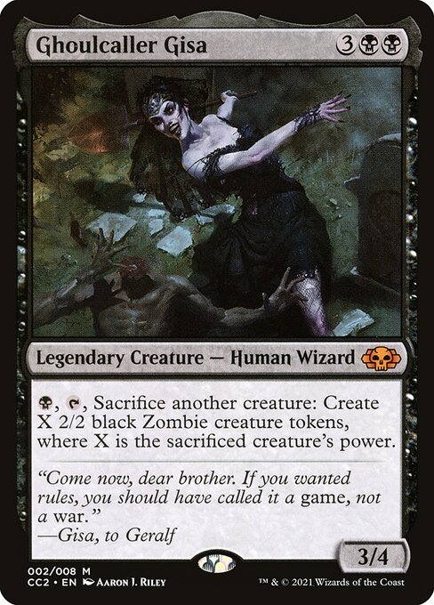 Ghoulcaller Gisa (2) [Commander Collection: Black]
