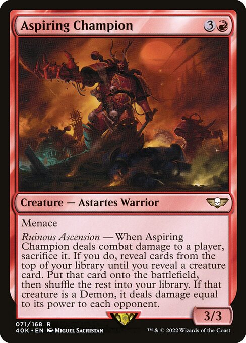 Aspiring Champion (71) [Warhammer 40,000 Commander]