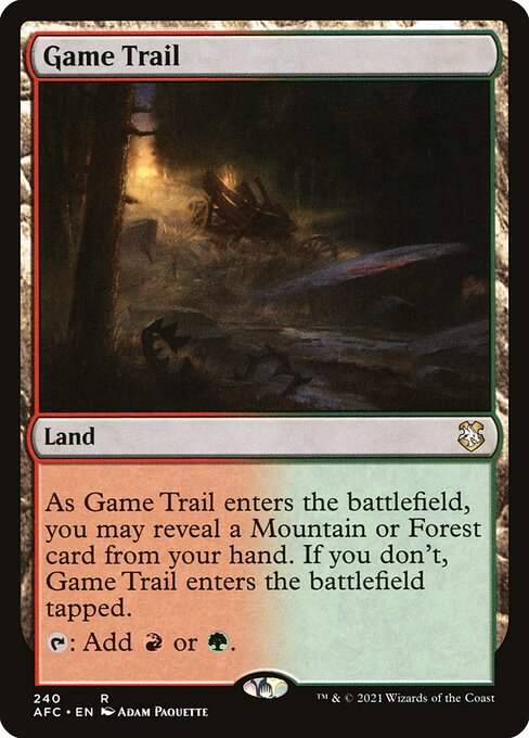 Game Trail (240) [Forgotten Realms Commander]