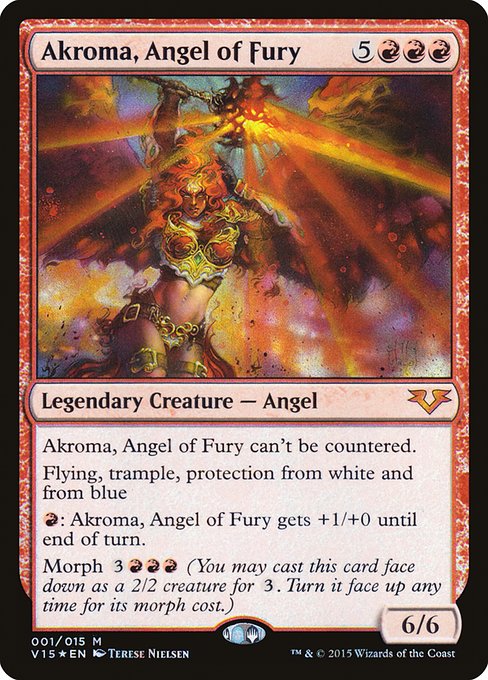 Akroma, Angel of Fury (1) [From the Vault: Angels]