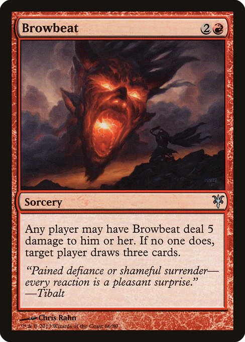 Browbeat (66) [Duel Decks: Sorin vs. Tibalt]