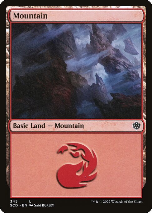 Mountain (345) [Starter Commander Decks]
