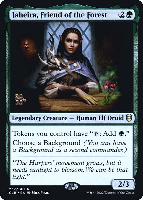 Jaheira, Friend of the Forest (237s) [Battle for Baldur's Gate Promos]
