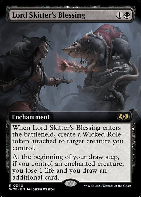 Lord Skitter's Blessing (340) [Wilds of Eldraine] [Extended Art]