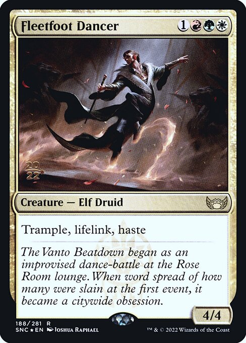 Fleetfoot Dancer (188s) [Streets of New Capenna Promos]