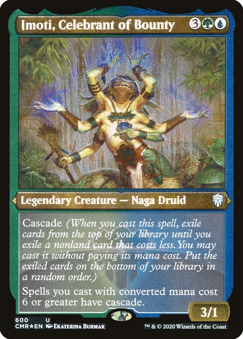 Imoti, Celebrant of Bounty (600) [Commander Legends] [Etched]