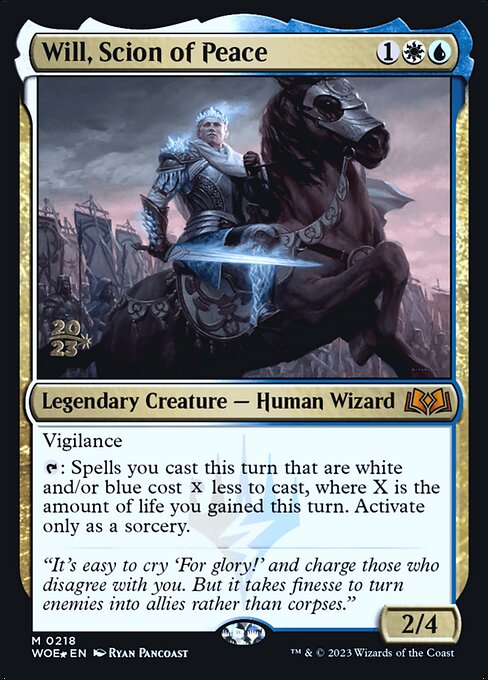 Will, Scion of Peace (218s) [Wilds of Eldraine Promos]
