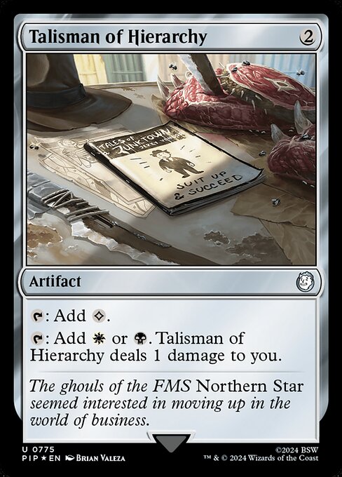 Talisman of Hierarchy (775) [Fallout]