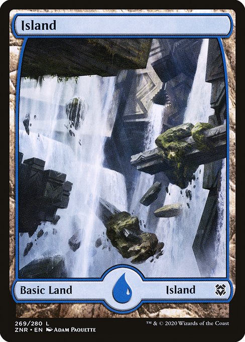 Island (269) [Zendikar Rising] [Full Art]