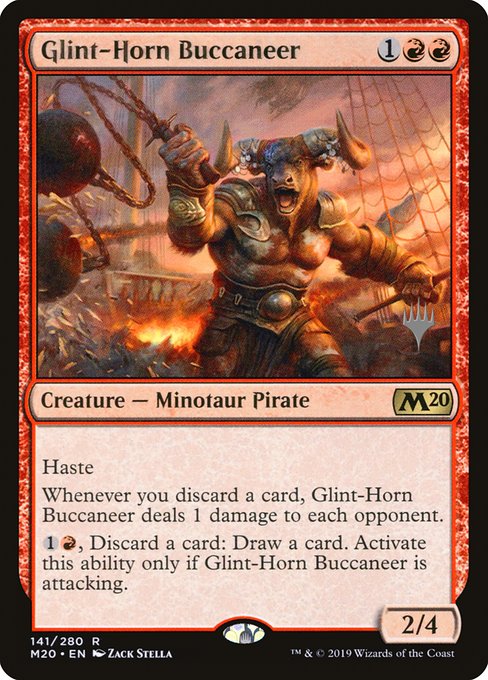 Glint-Horn Buccaneer (141p) [Core Set 2020 Promos]