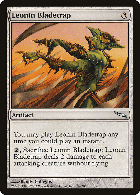 Leonin Bladetrap (192) [Mirrodin]