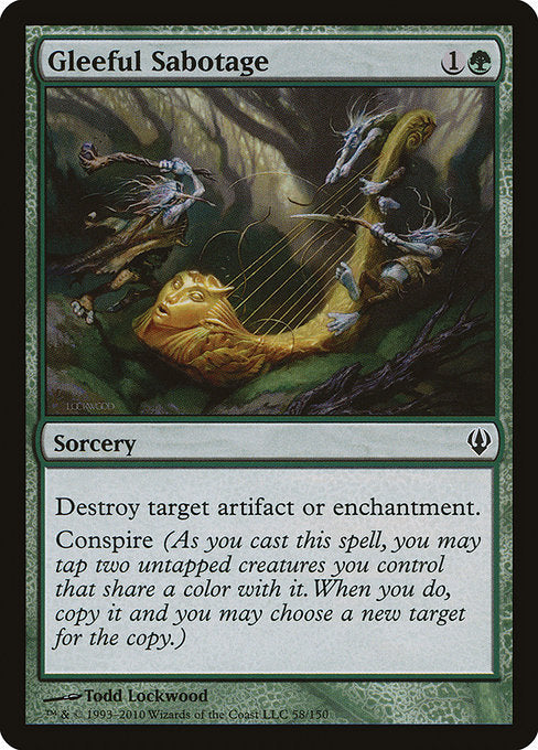 Gleeful Sabotage (58) [Archenemy]