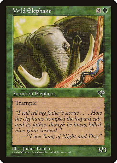Wild Elephant (254) [Mirage]