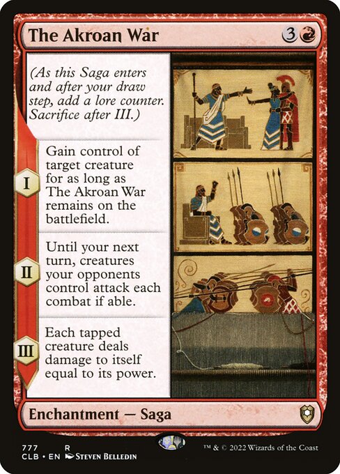 The Akroan War (777) [Commander Legends: Battle for Baldur's Gate]
