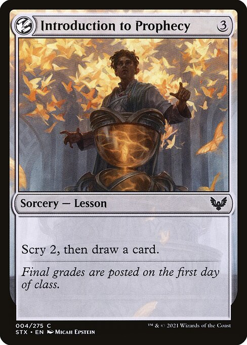 Introduction to Prophecy (4) [Strixhaven: School of Mages]