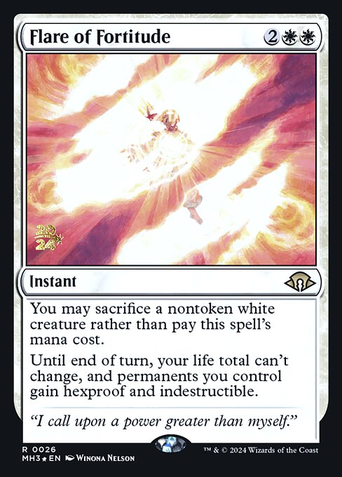 Flare of Fortitude (26s) [Modern Horizons 3 Promos]