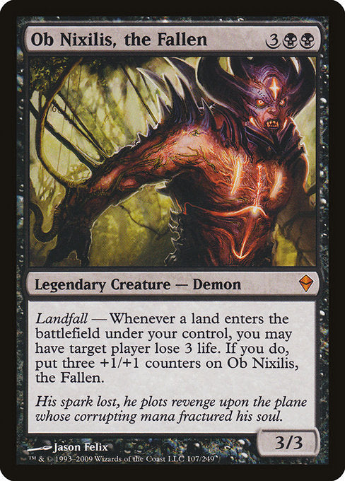 Ob Nixilis, the Fallen (107) [Zendikar]