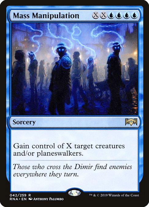 Mass Manipulation (42) [Ravnica Allegiance]