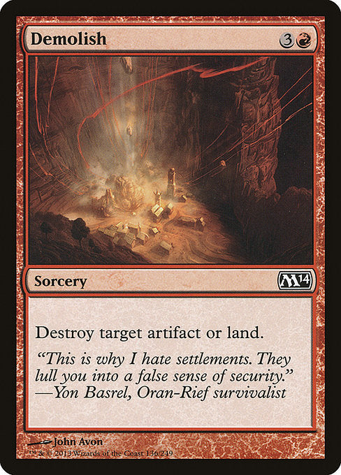 Demolish (136) [Magic 2014]