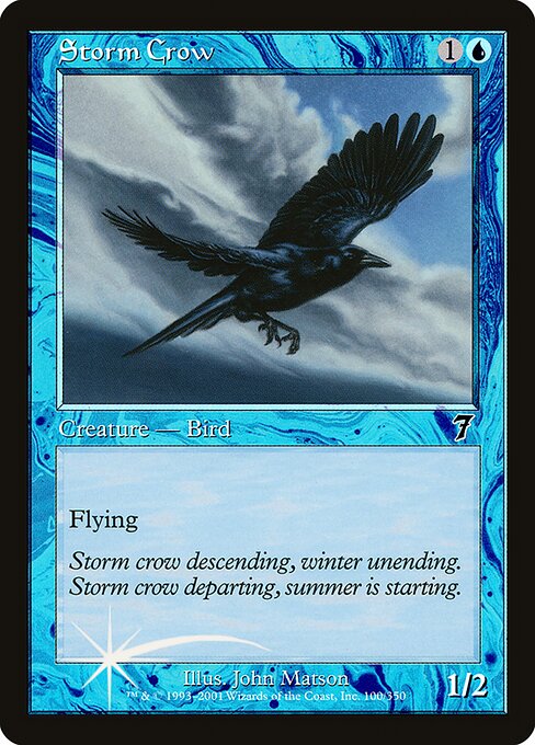 Storm Crow (100★) [Seventh Edition]
