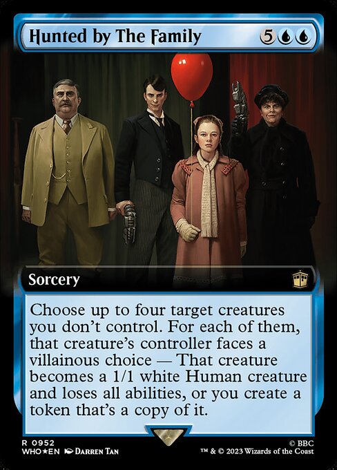 Hunted by The Family (952) [Doctor Who] [Extended Art]