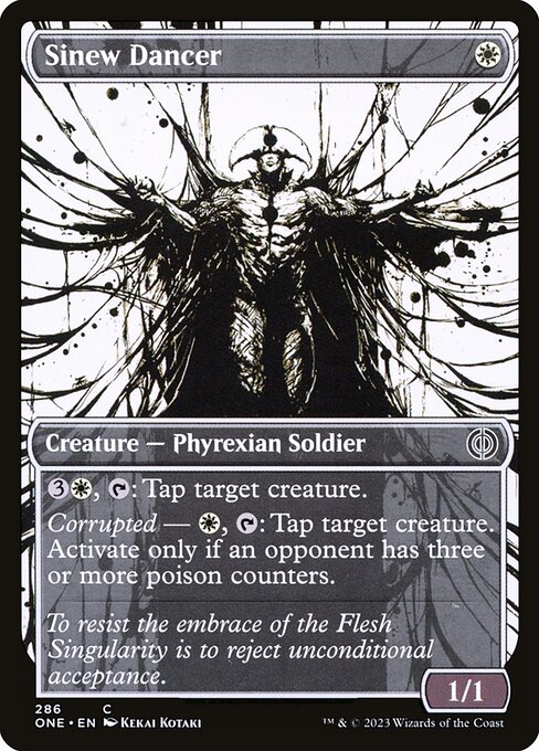 Sinew Dancer (286) [Phyrexia: All Will Be One] [Showcase]