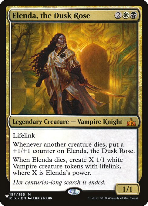 Elenda, the Dusk Rose (RIX-157) [The List]