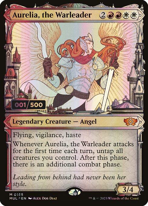 Aurelia, the Warleader (165z) [Multiverse Legends] [Showcase]