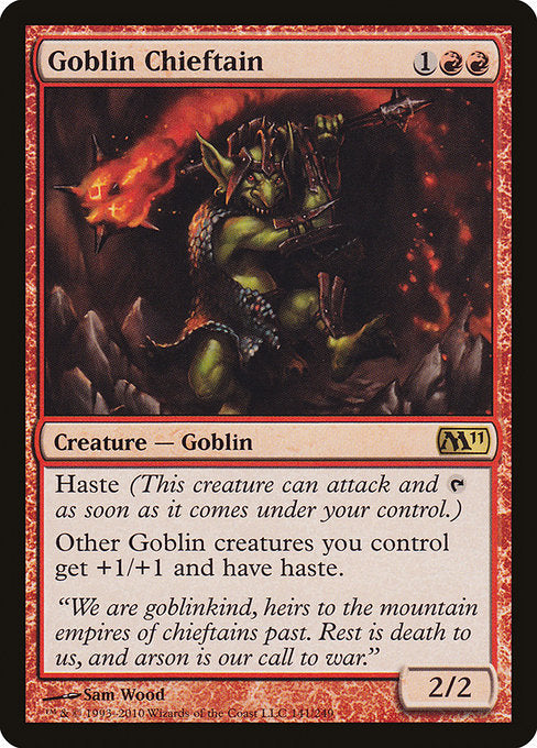 Goblin Chieftain (141) [Magic 2011]
