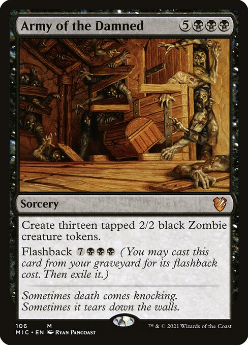 Army of the Damned (106) [Midnight Hunt Commander]