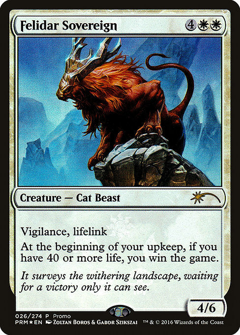 Felidar Sovereign (26★) [Battle for Zendikar Promos]