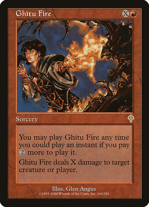Ghitu Fire (144) [Invasion]