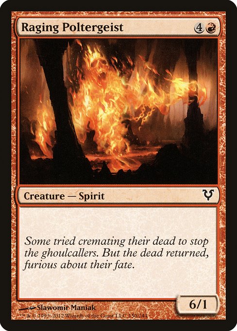 Raging Poltergeist (150) [Avacyn Restored]