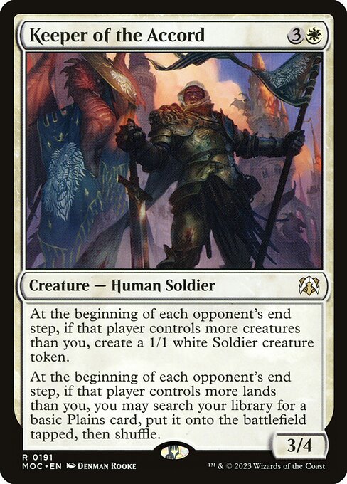 Keeper of the Accord (191) [March of the Machine Commander]